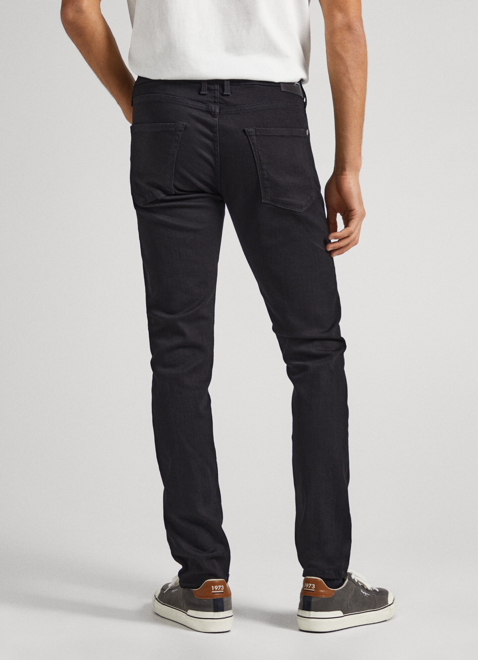 Calça jeans skinny de cintura baixa Jean Finsbury Fit - jeans