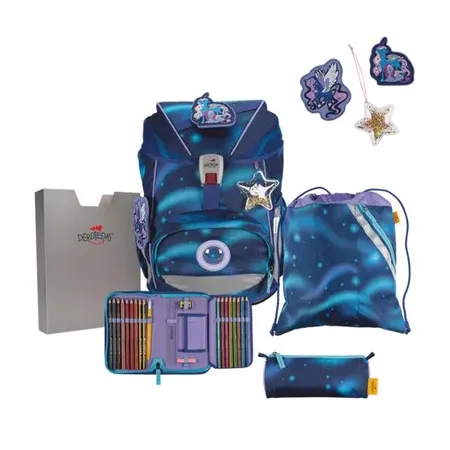 DerDieDas Schulrucksack-Set ErgoFlex Luna