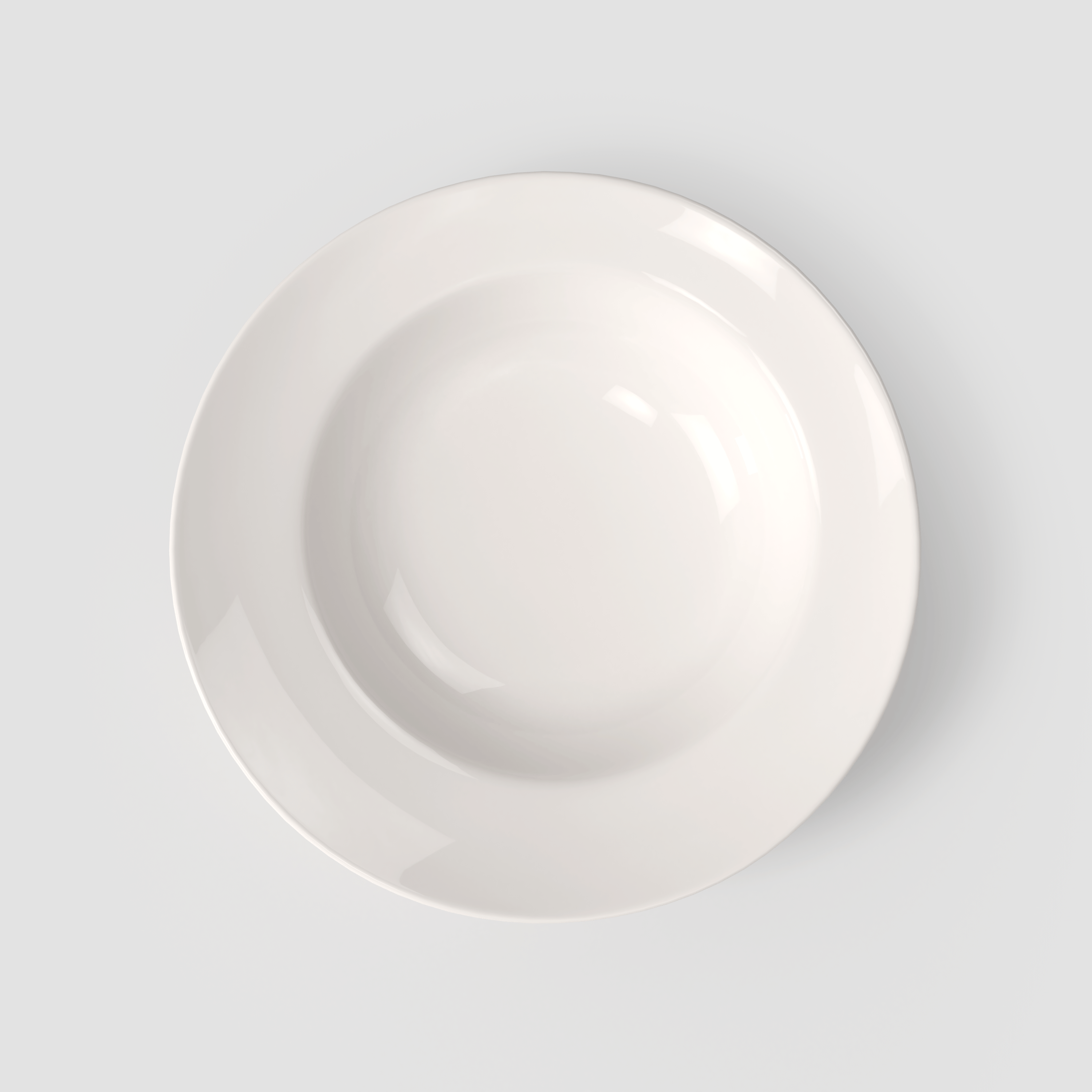 Flow Pasta bowl White, 11.7'', Premium Porcelain