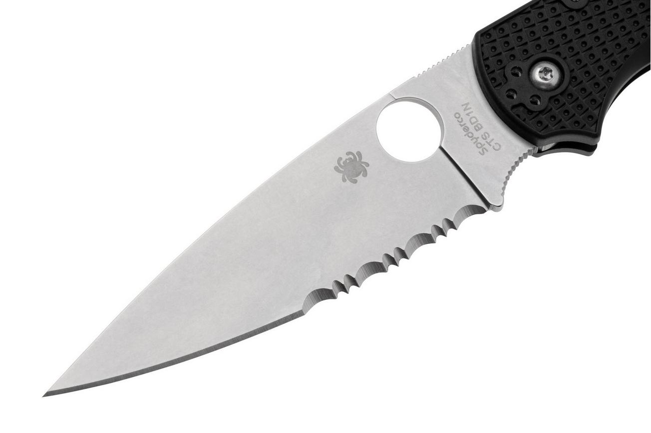 Spyderco Native Chief Lightweight C244PSBK, partly serrated zakmes