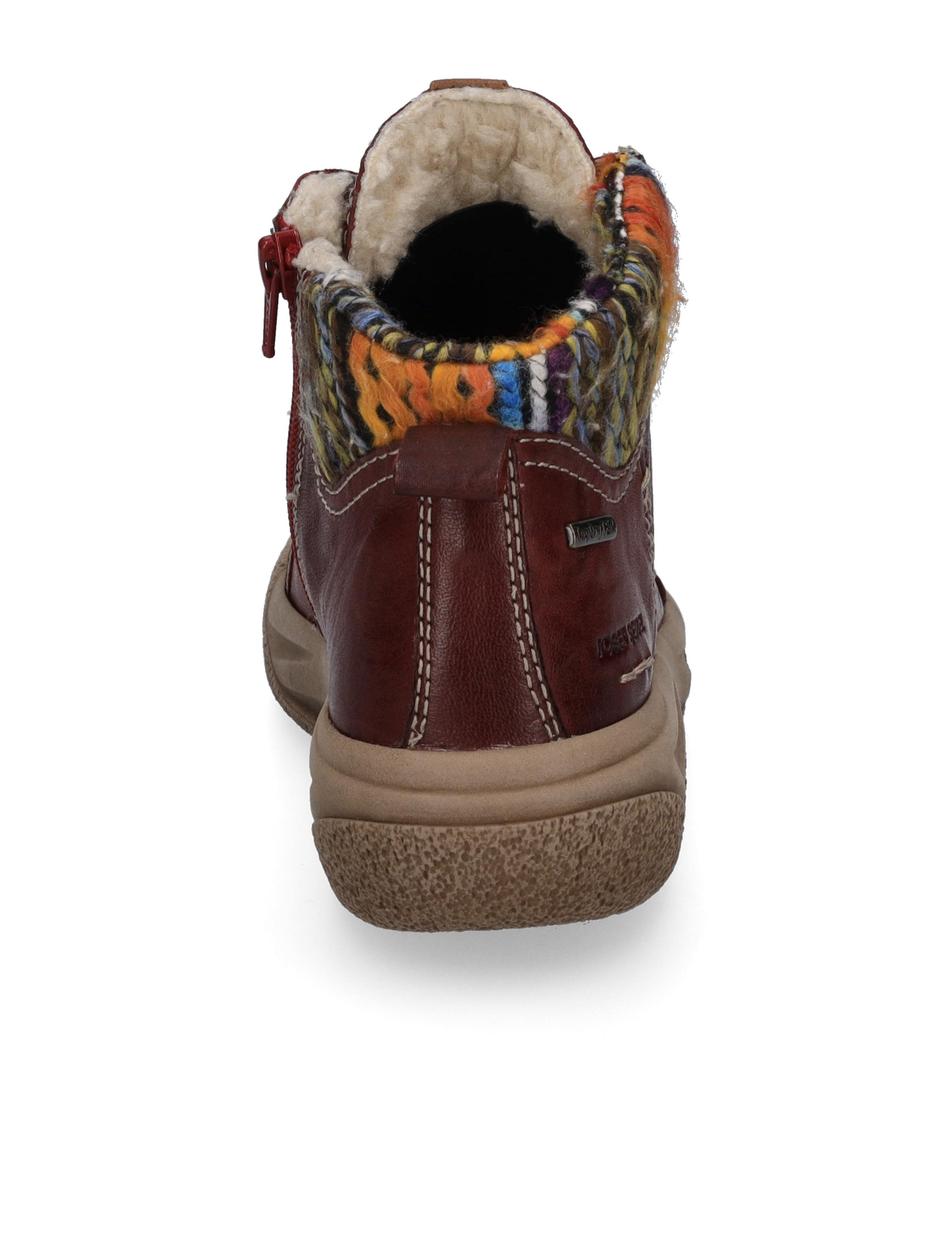 Stiefelette Alina 52, bordo-kombi