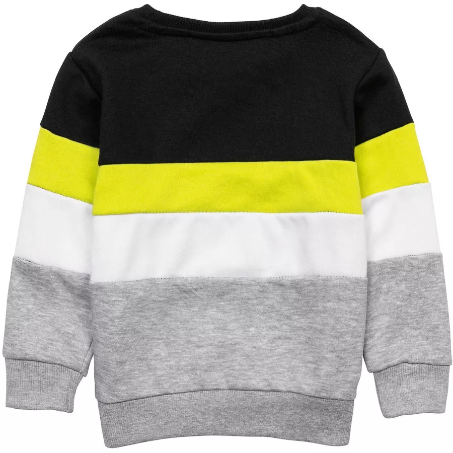 MINOTI Sweatshirt und Shorts im Set SchwarzGrau