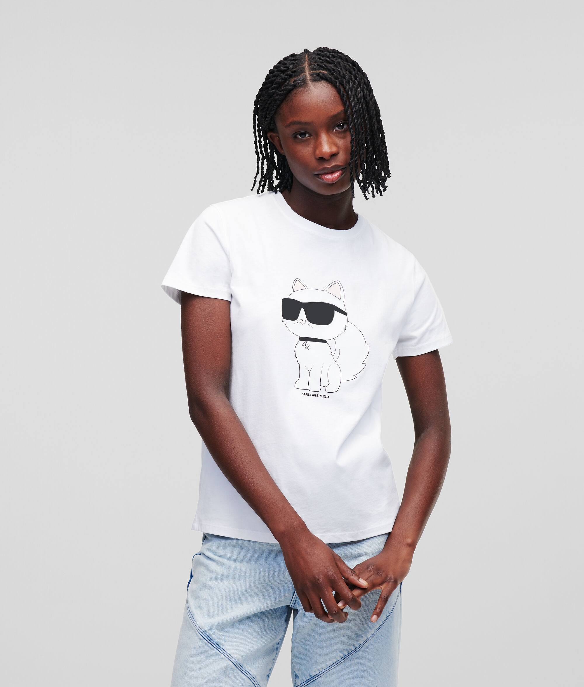 T-SHIRT CHOUPETTE KARL IKONIK