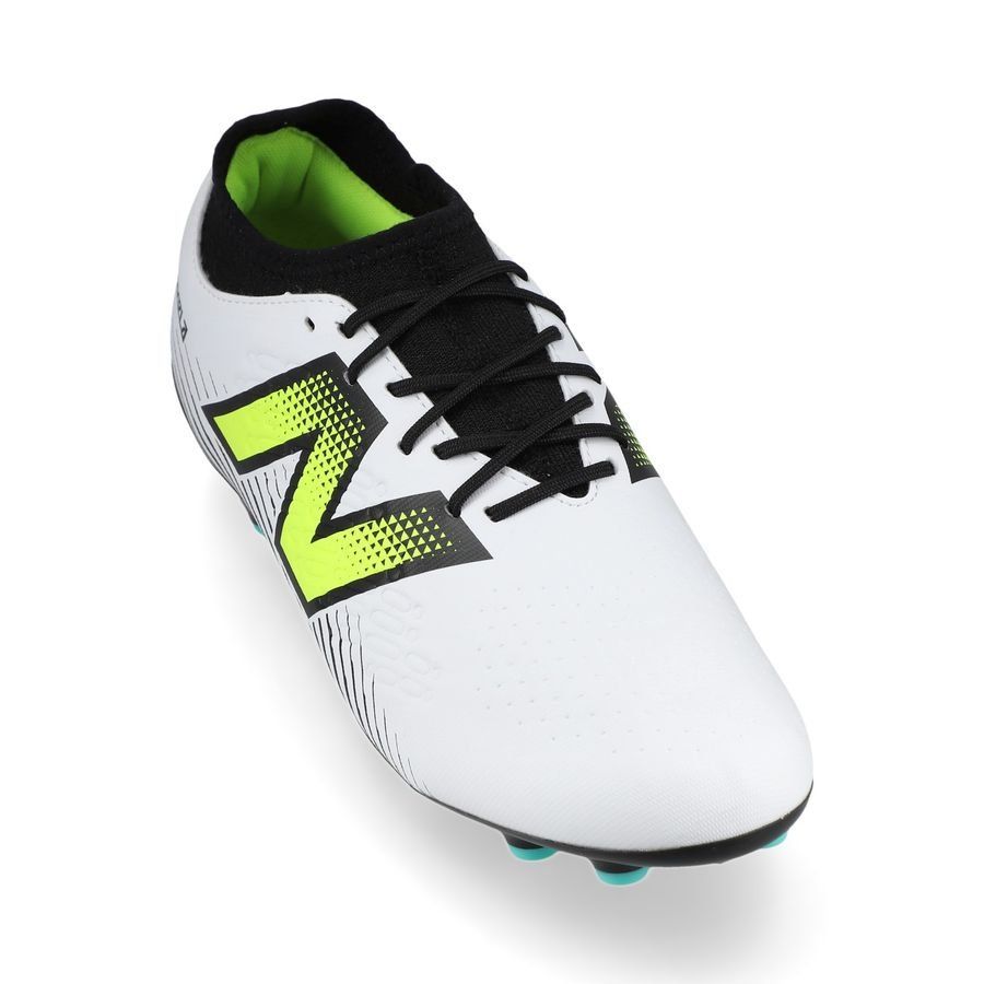 New Balance Tekela V4 Magique AG - Blanc/Violet/Jaune Fluo