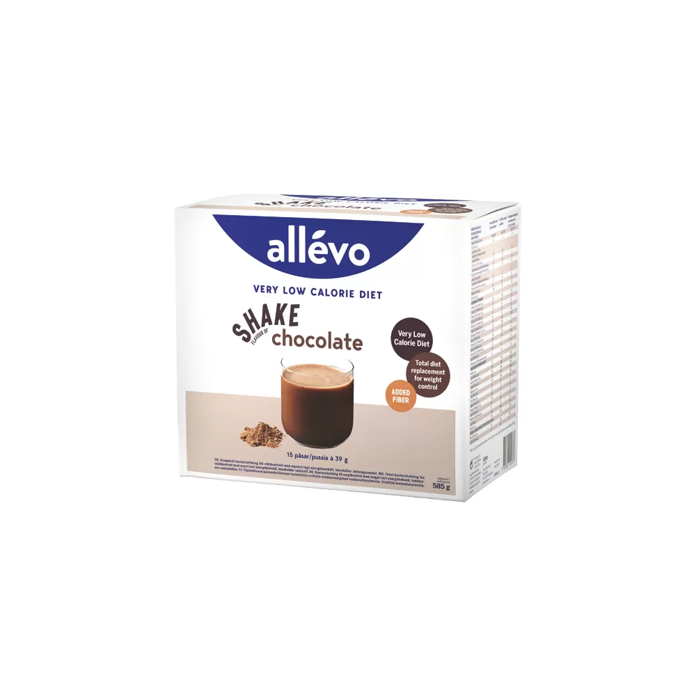 Allévo VLCD Shake Chocolate - 15x39 g