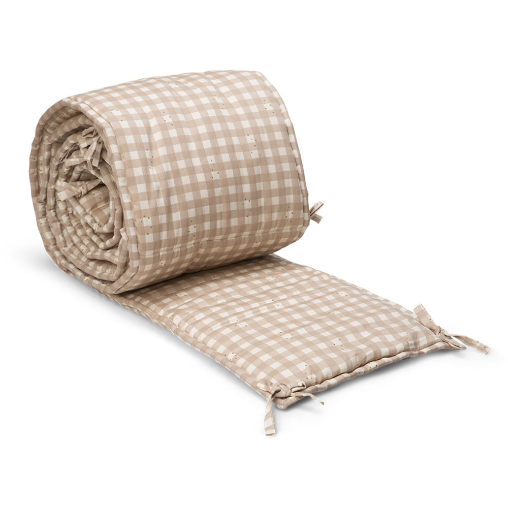 Køb That's Mine Stardust Check Beige Lotus Sengerand