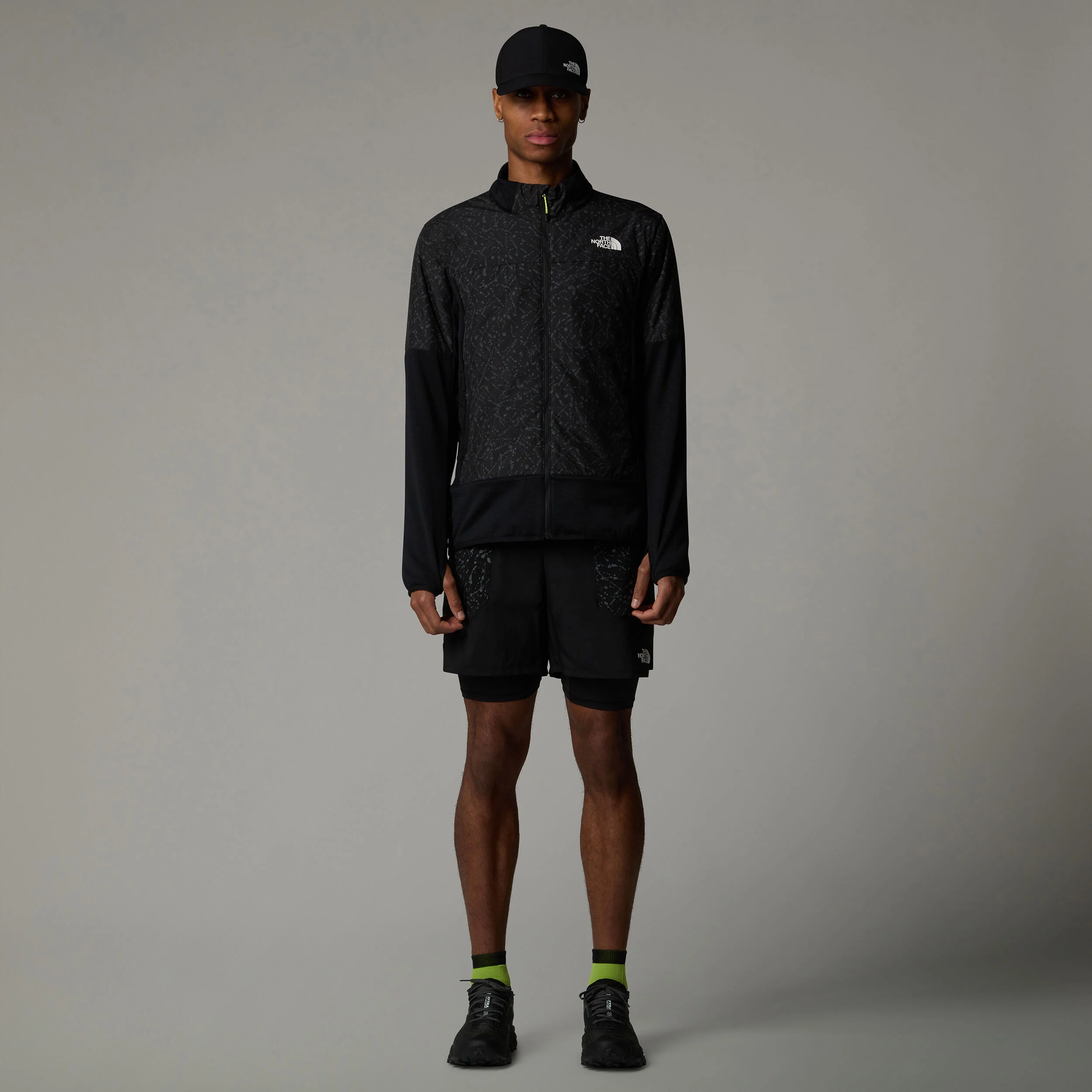 The North Face Sunriser 2in1 6in Short De Running Hommes - Noir