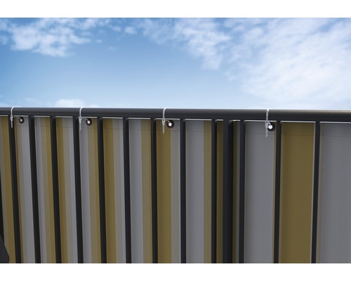 SOLUNA Balkonbekleding H:75 cm Design 1012 (per meter verkocht)