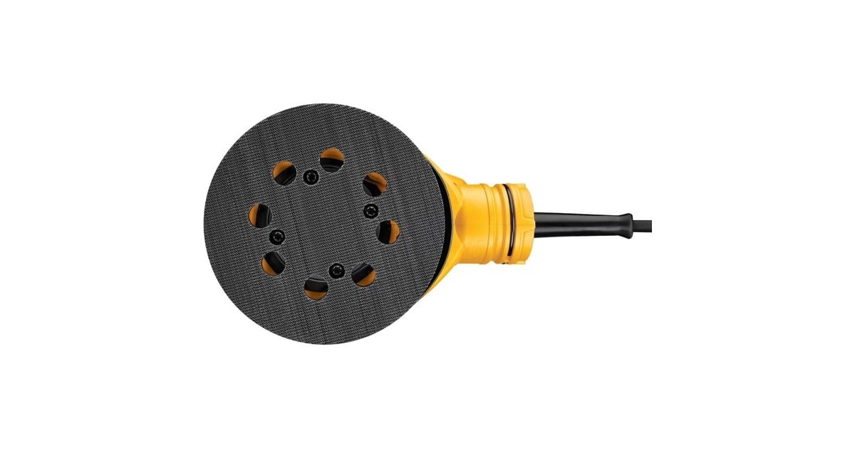 DEWALT280W Excentrische schuurmachine 125mm DWE6423  (Geel/zwart)