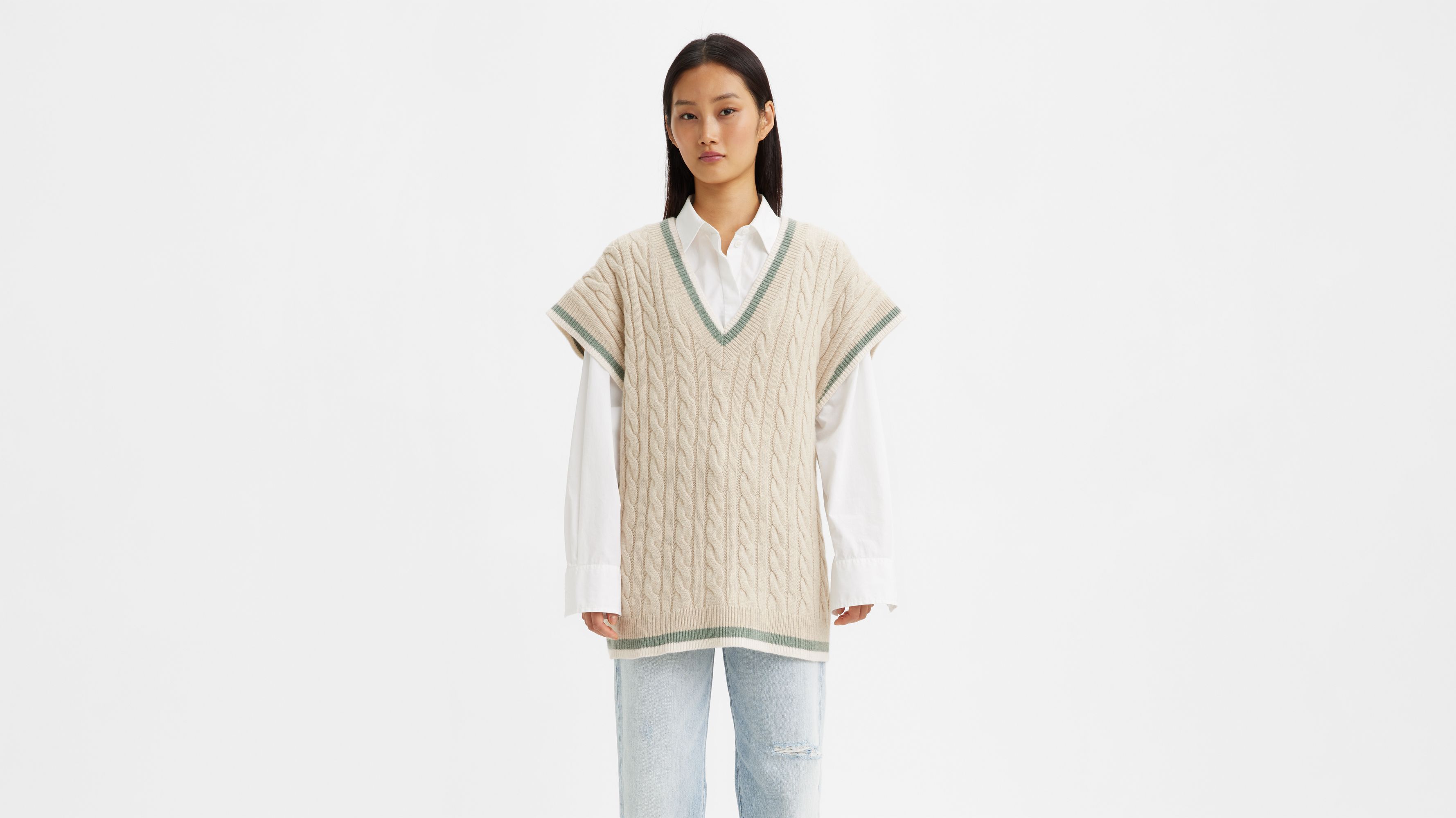 Pull sans manches Levi's® Made & Crafted® - Varsity Neutral - Neutral