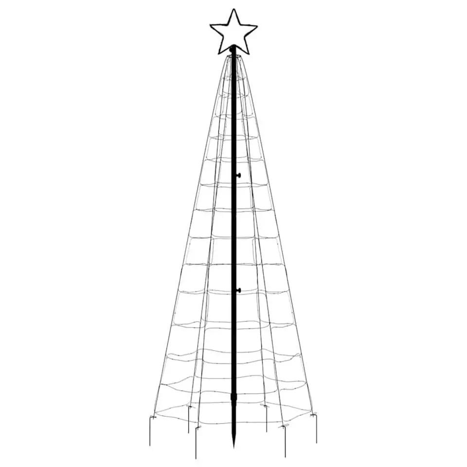vidaXL - Led-kerstboom - Warmwit