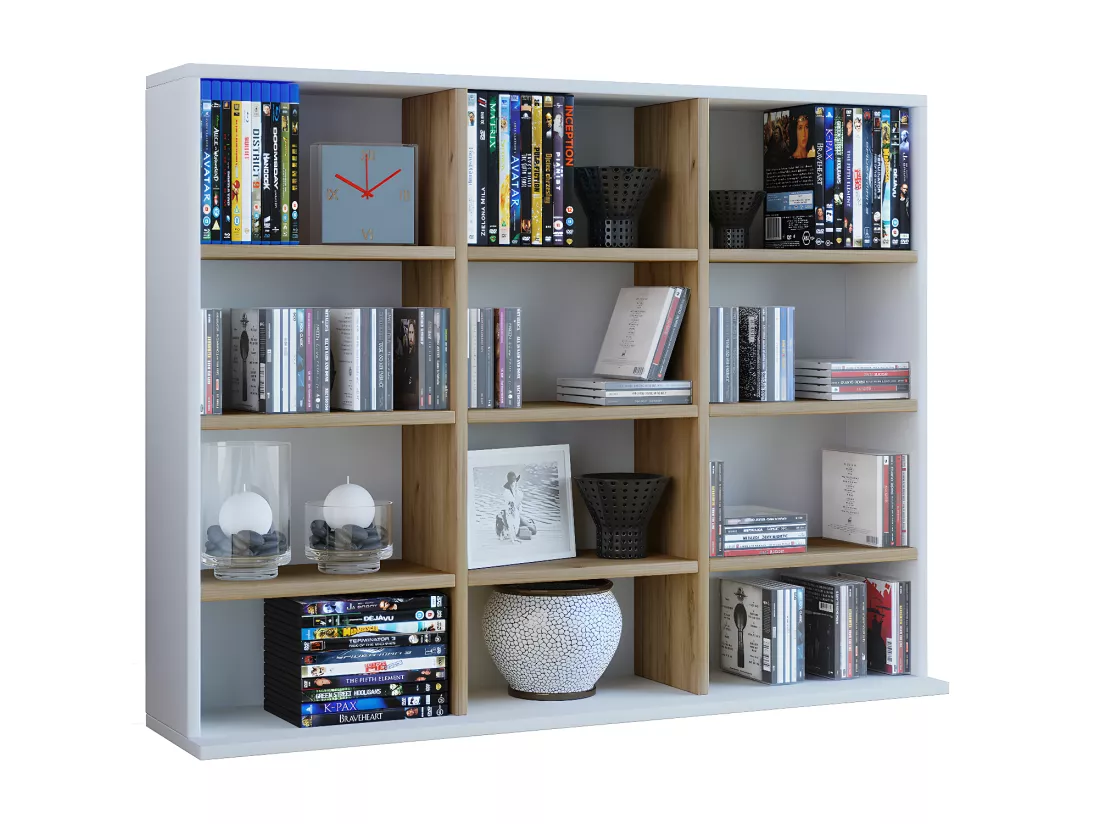 Étagère sur pied Bibliothèque Étagère Megosa L