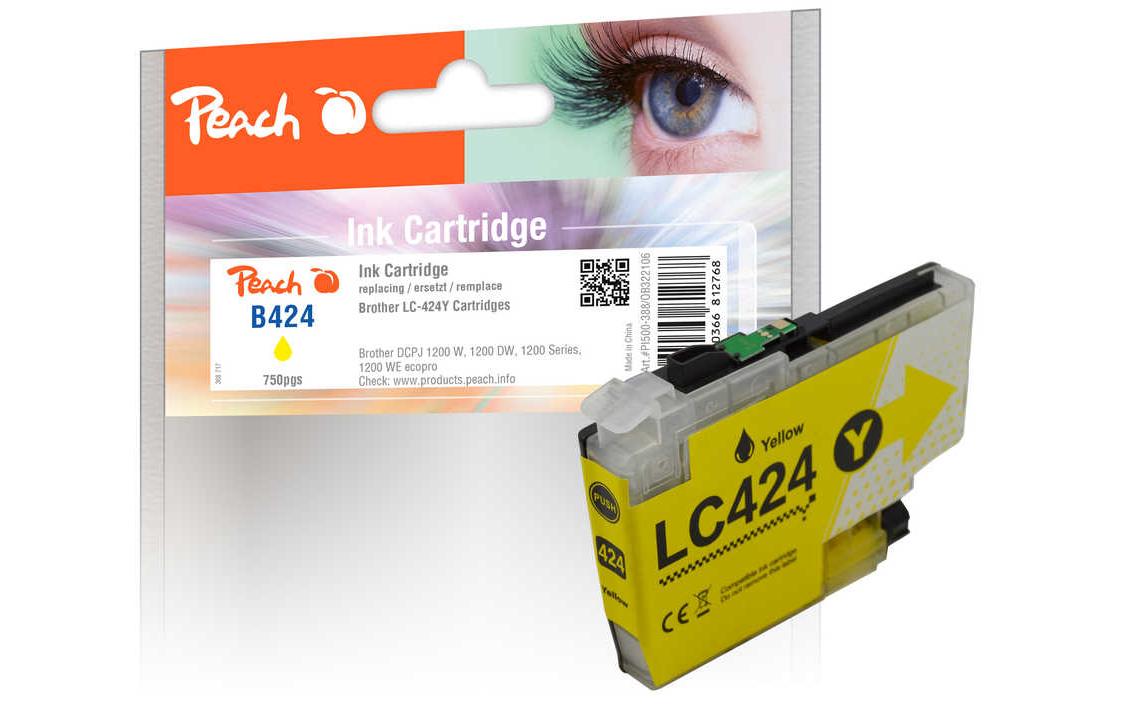 Tinte Brother LC-424Y YellowDruckerpatrone, Gelb