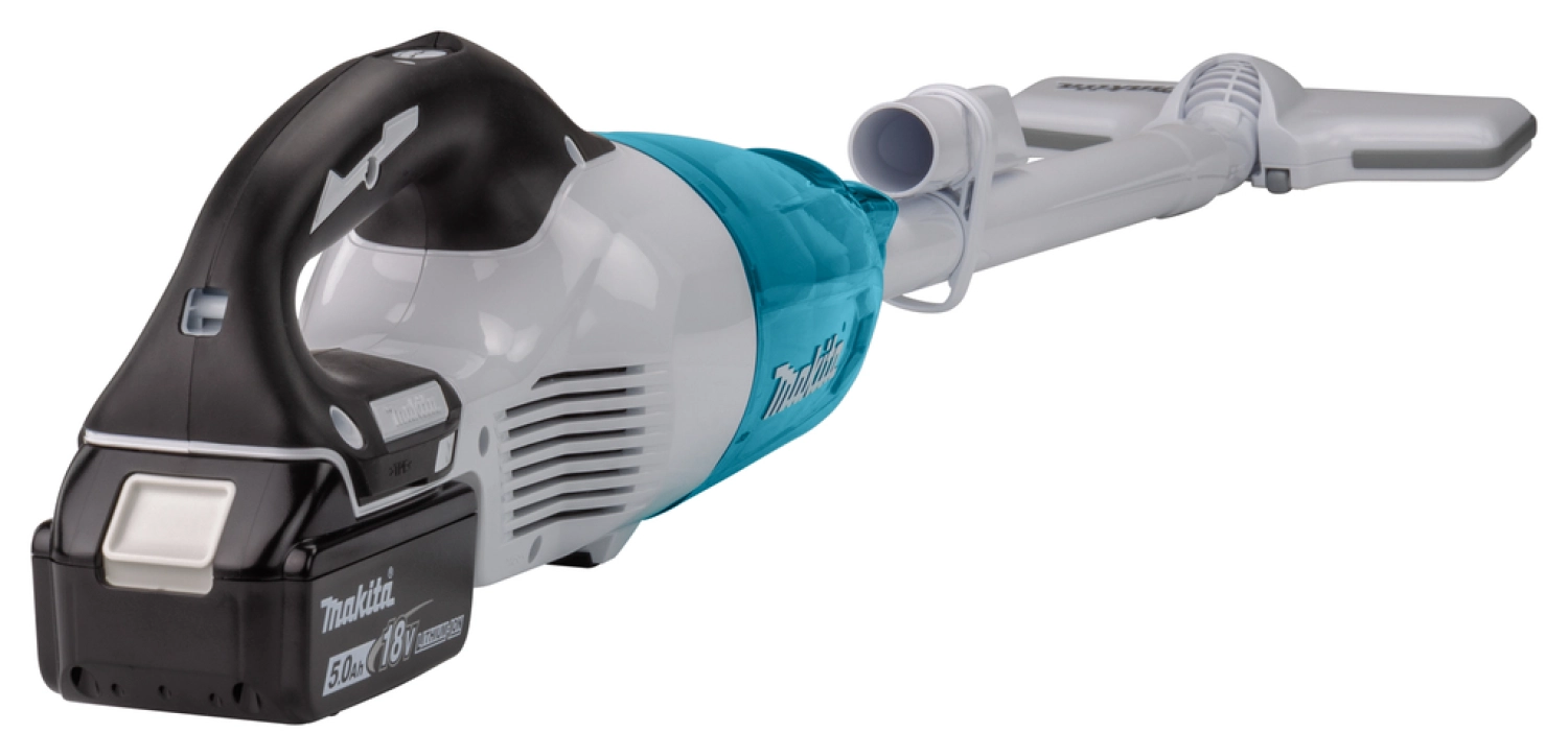 Makita DCL281RTWX 18V Li-Ion accu steelstofzuiger wit set (1x 5,0Ah) - 1500l/min - koolborstelloos