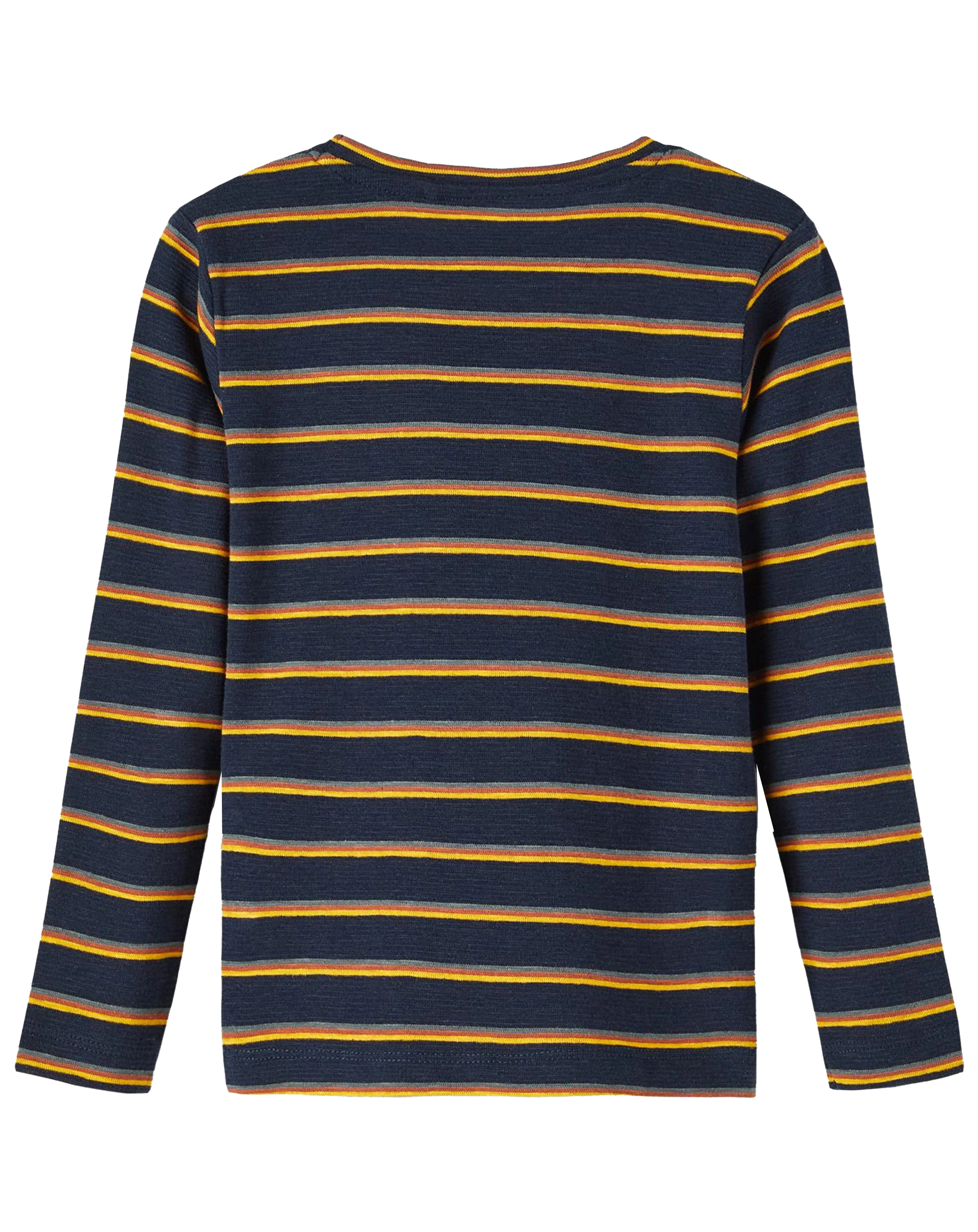 Jersey-Langarmshirt NMMOLANDER STRIPED in dark sapphire