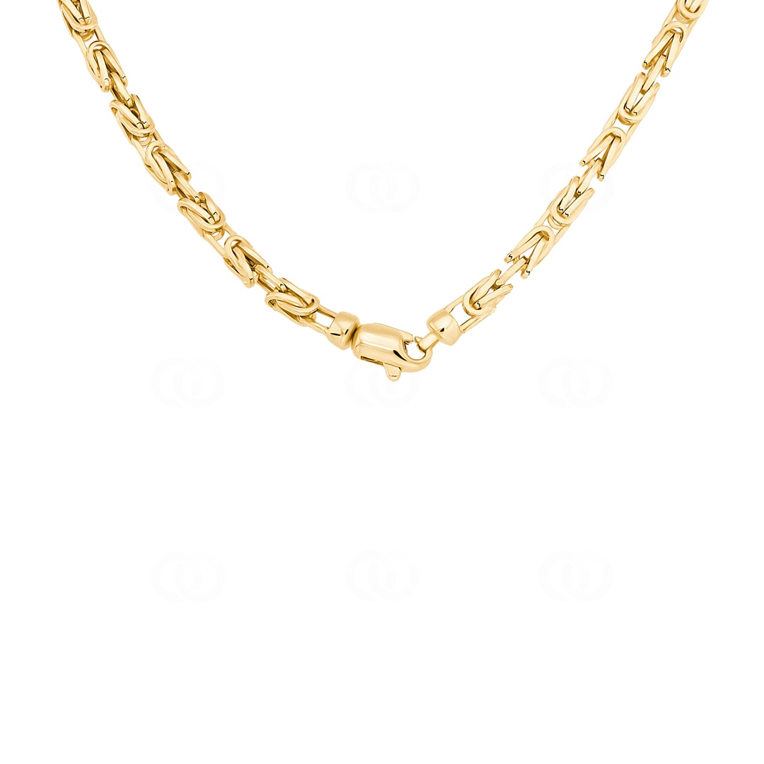 3.0mm Königskette klassisch 750/18 K Gelbgold halbmassiv