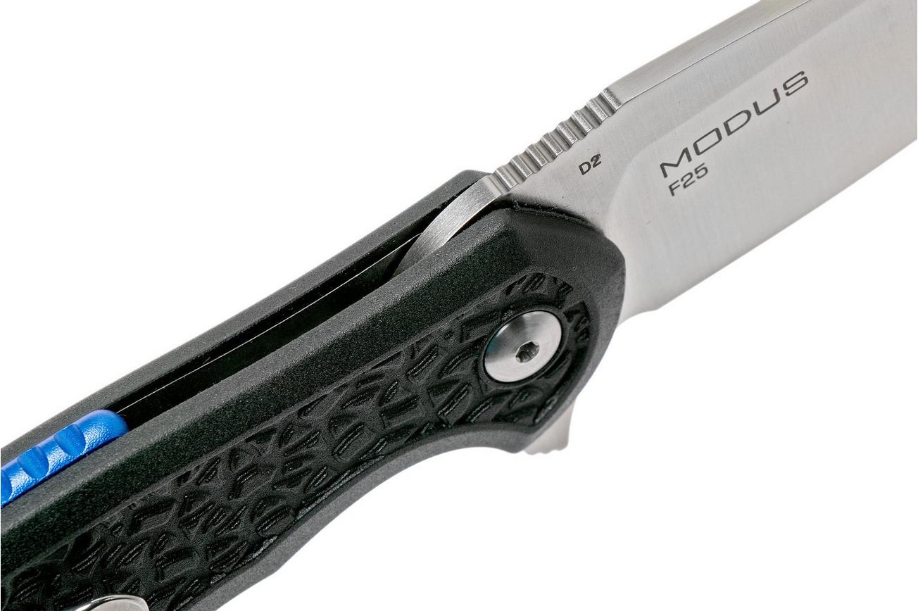 Steel Will Modus F25-11 Black FRN, D2 blade, zakmes
