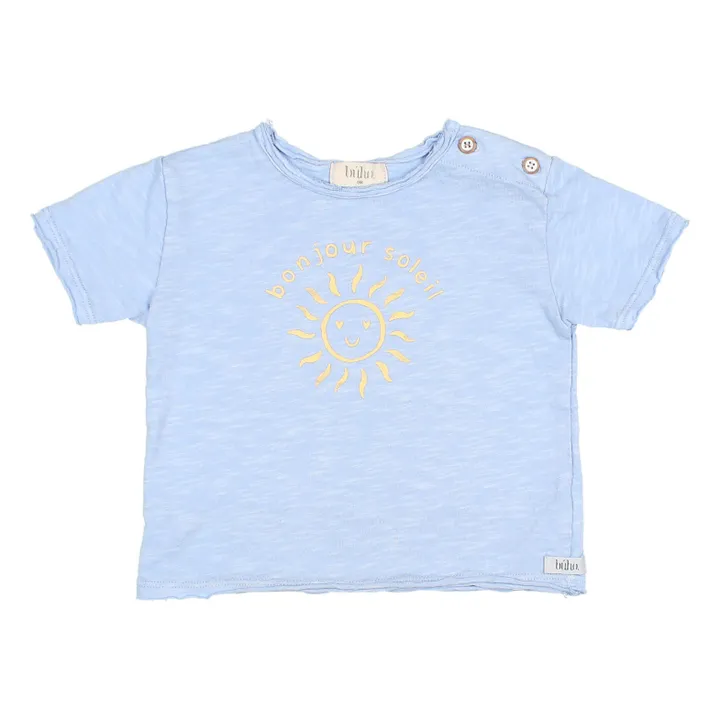 Búho T-shirt Soleil Bébé | Bleu ciel