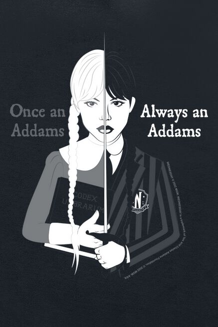 Enfants - Always an Addams | Wednesday T-shirt