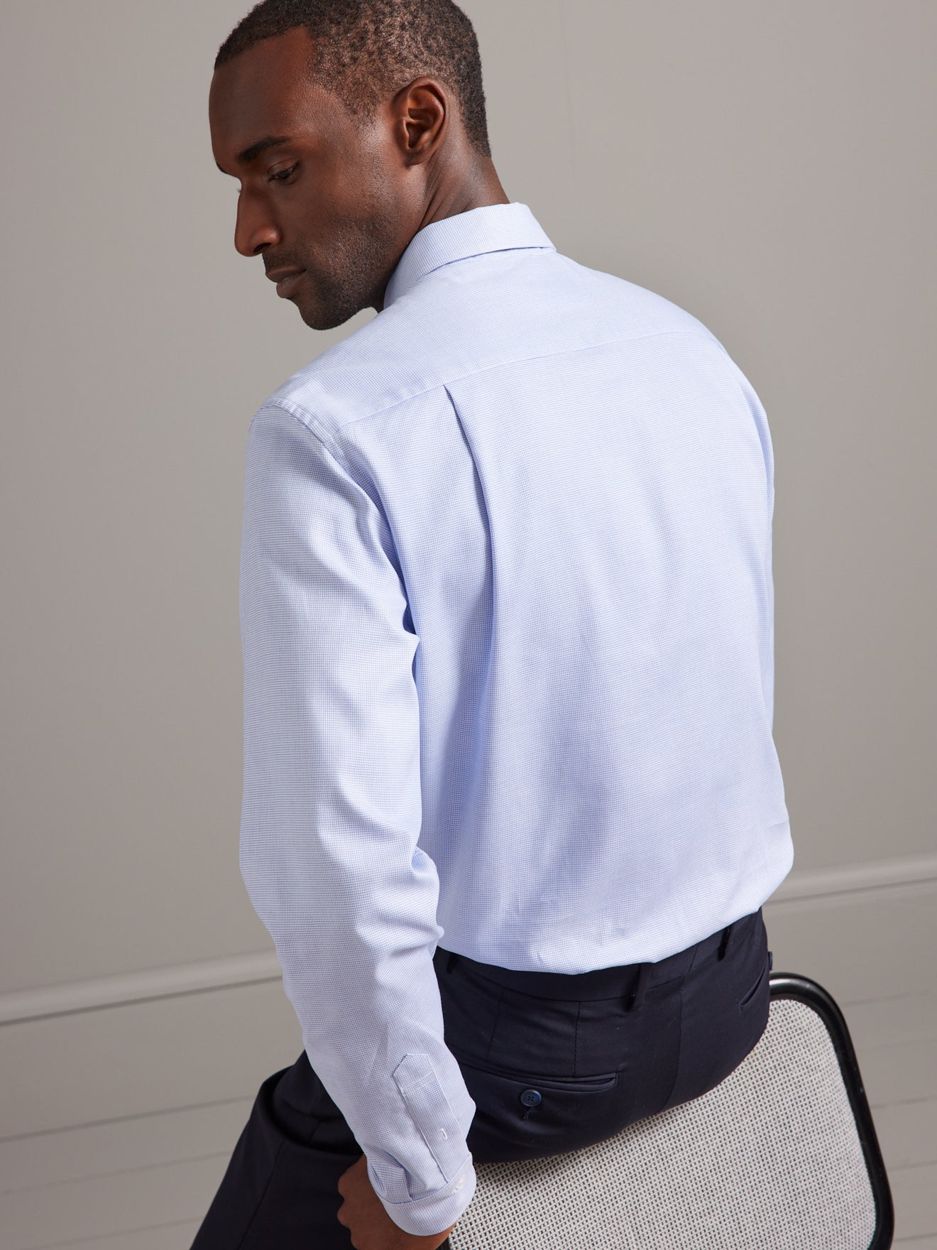 Chemise micro-motifs regular fit homme non iron