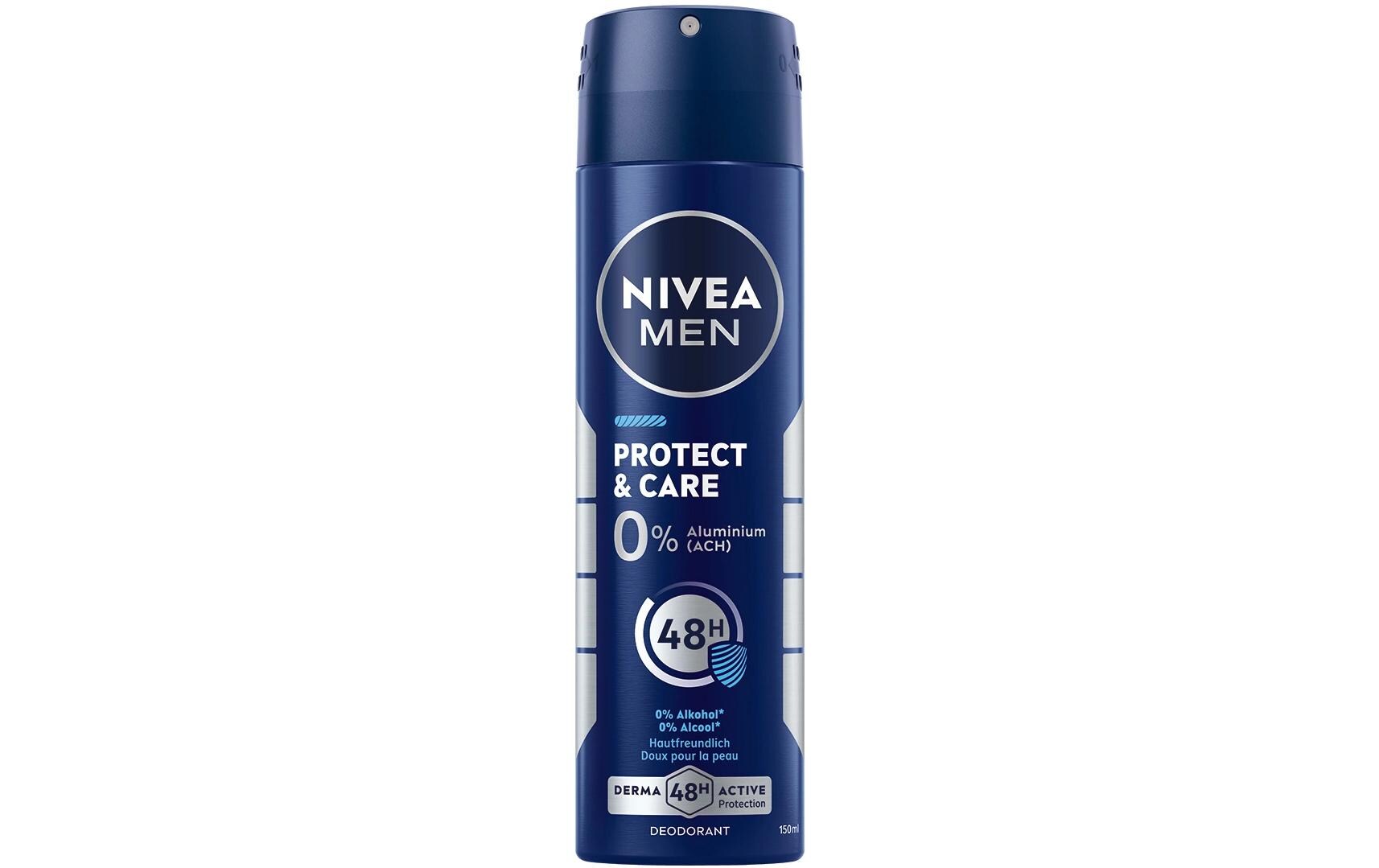 Deo Spray Protect und Care 150 mlDeo für Herren ohne Aluminium und ohne Alkohol bietet zuverlässigen Schutz