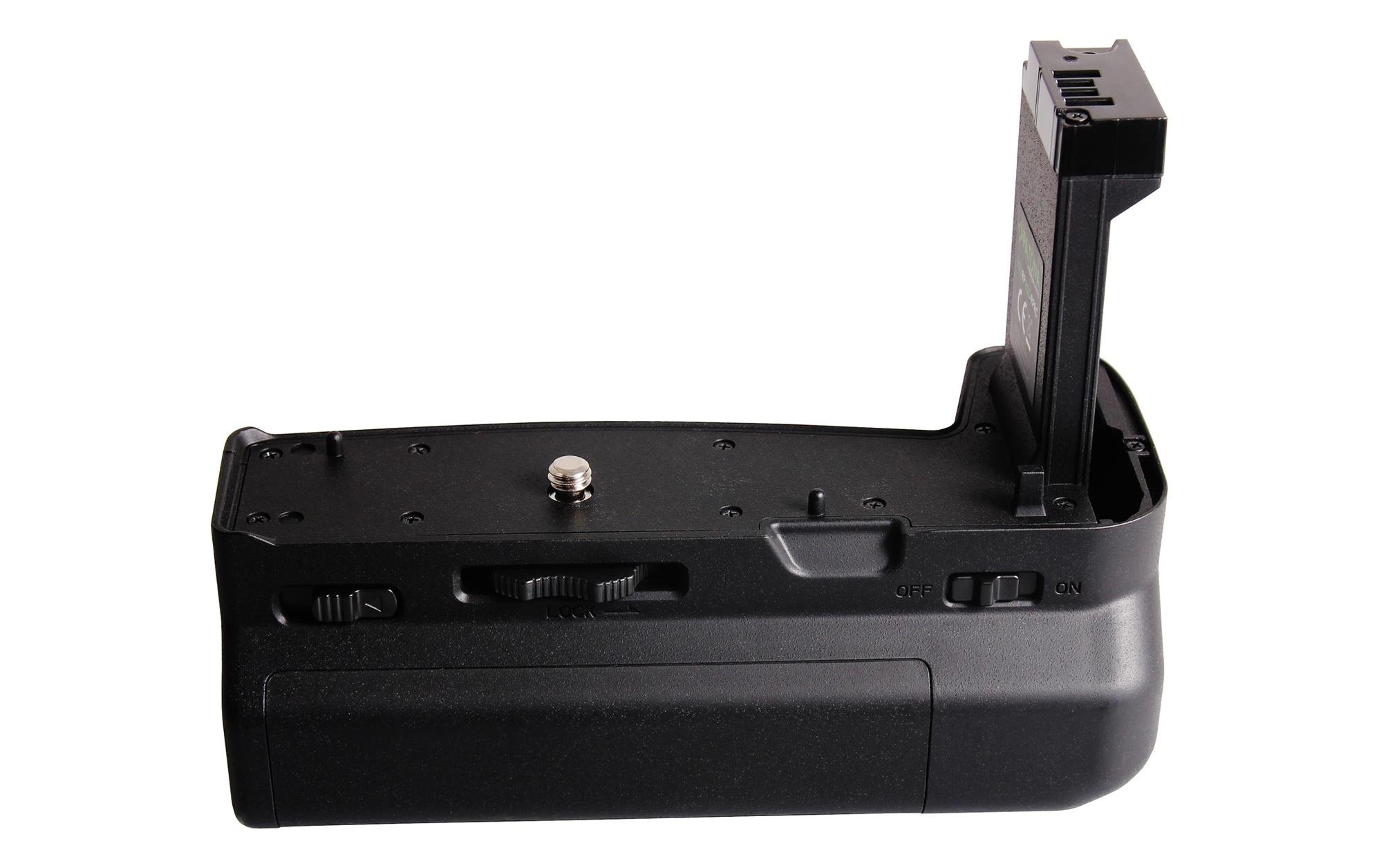 Akkugriff Canon EOS-RP + FernbedienungPremium-Batteriegriff für zwei Akkus mit zusätzlicher Fernbedienung
