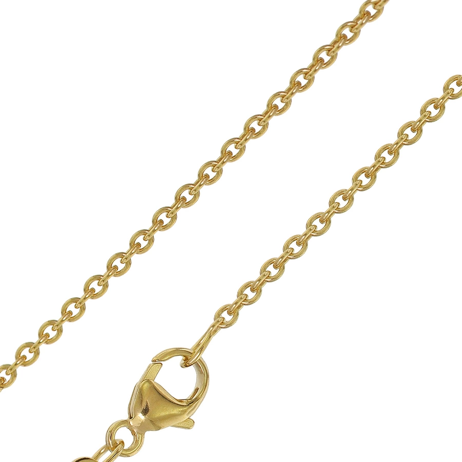trendor Halskette für Kinder 333 Gold Ankerkette 1,5 mm Länge 3836 cm gold