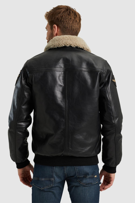 PME legend zwarte heren leren jas