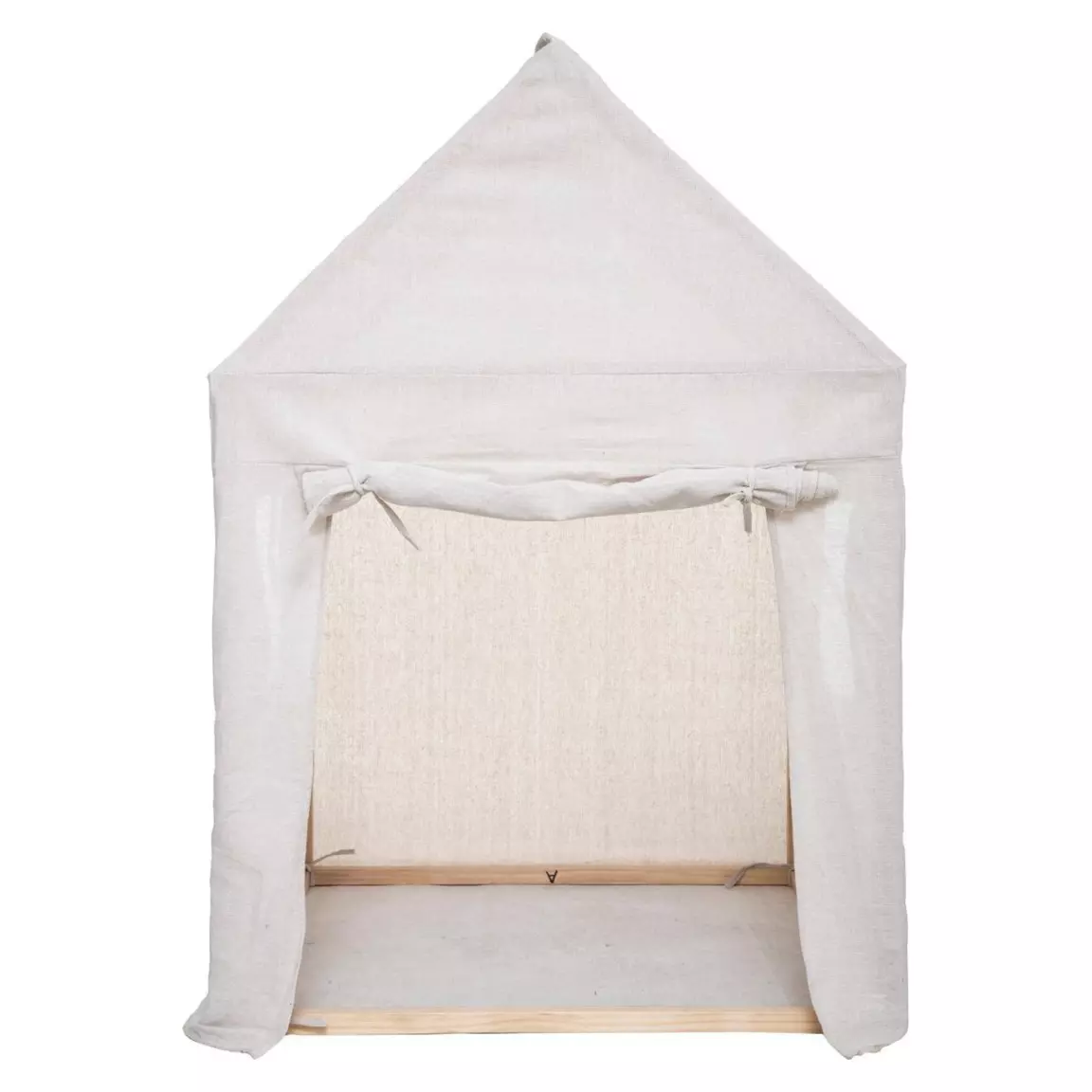 Maison enfant bois et tissu (H116 cm) Safari Beige