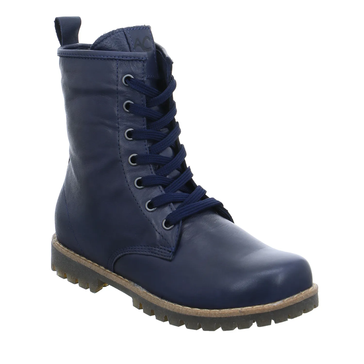 ANDREA CONTI Boot Blau Leder  mit Wechselfussbett