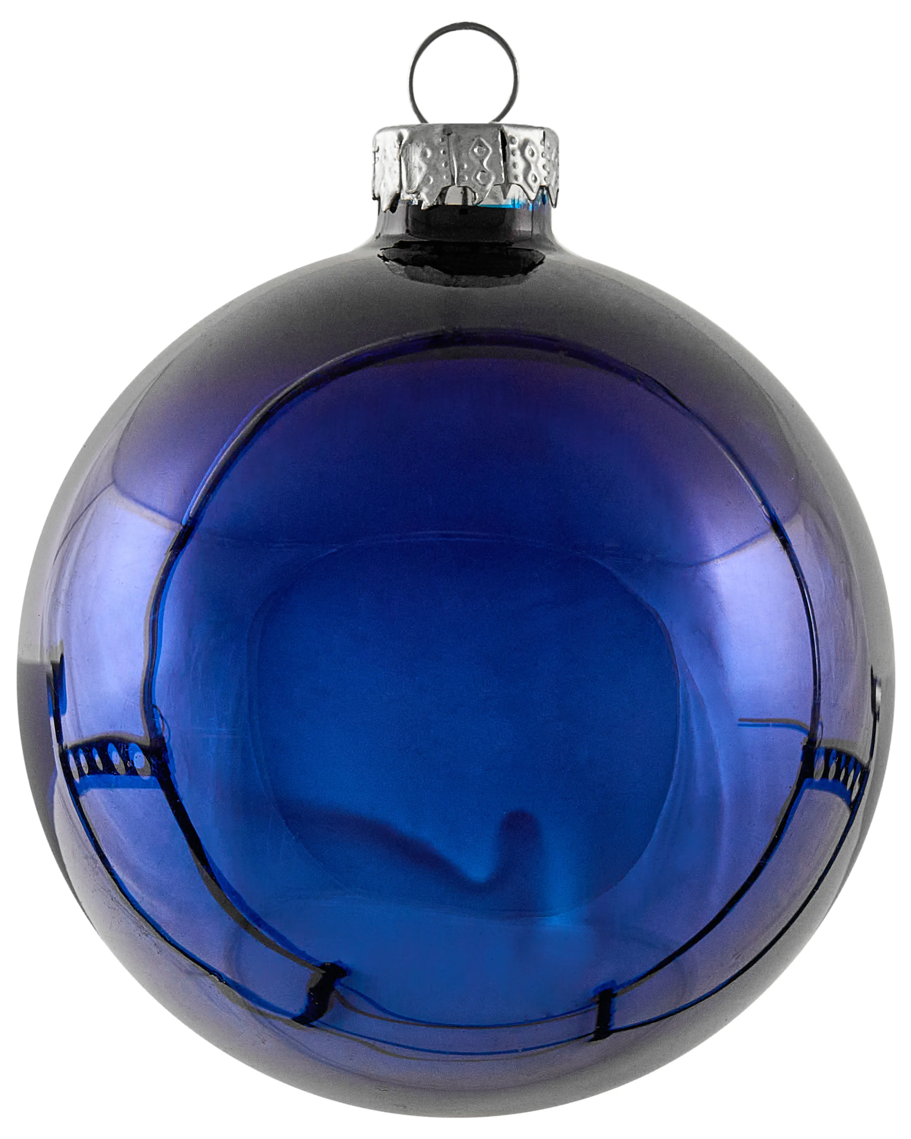 Set van 35 kerstballen ICEDROP Glas Blauw/goud