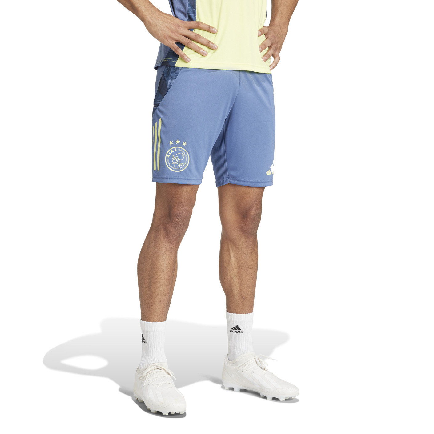 Adidas Ajax Trainingsbroekje 2024-2025 Blauw Geel
