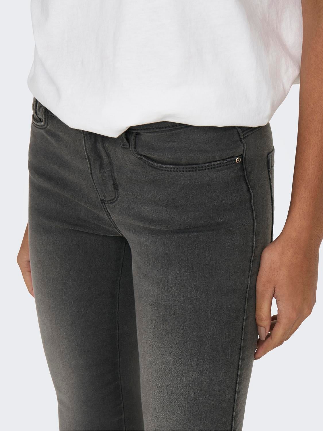 ONLROYAL Mittlere Taille Skinny Fit Jeans Dark Grey Denim
