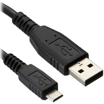 DLH Cable USB-A vers micro USB noir 1m