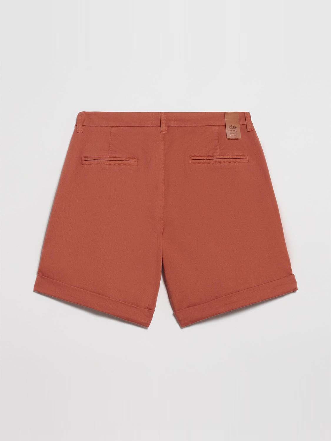 Short Femme Coton Biologique Orange