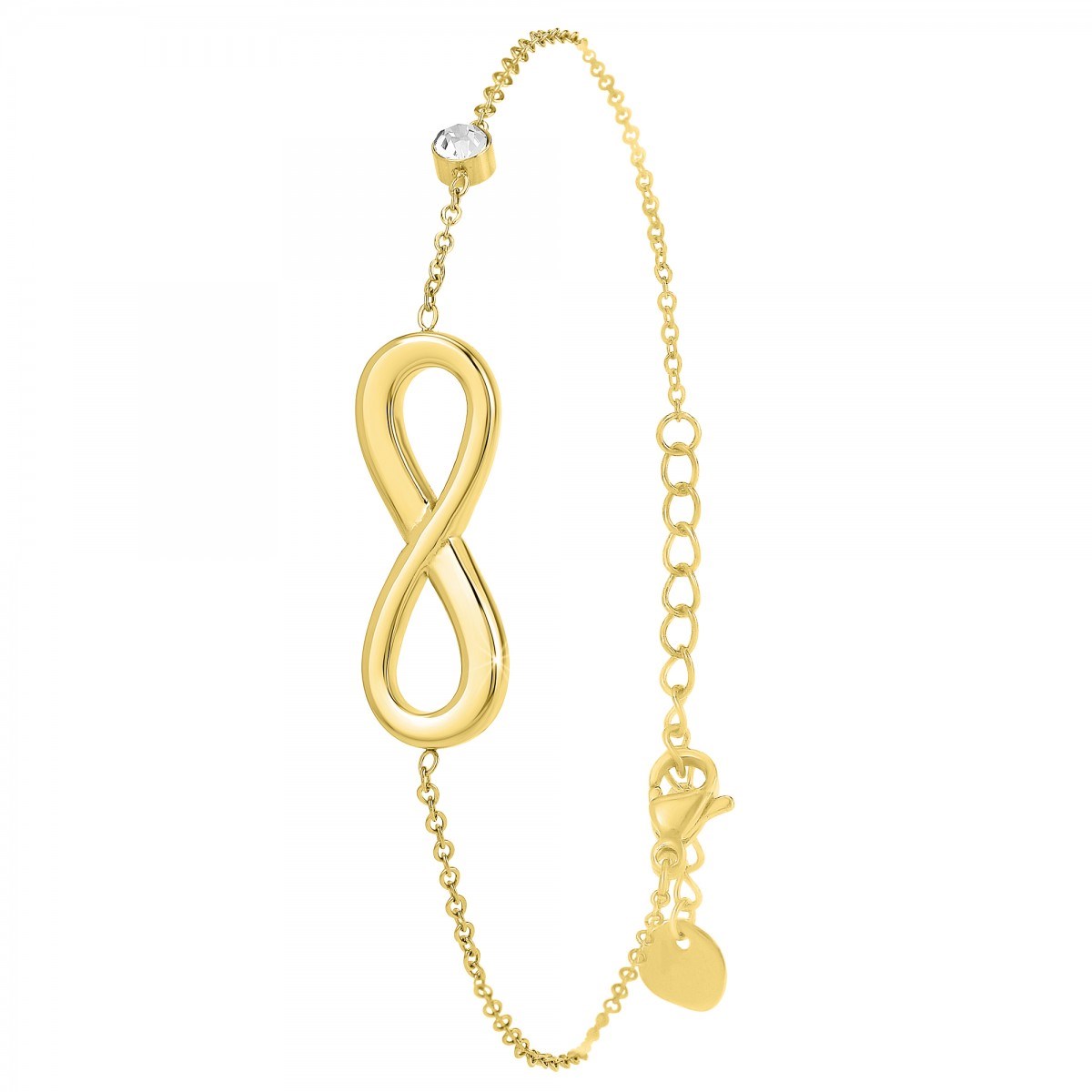 Bracelet infini par SC Bohème orné d'un Cristal scintillant