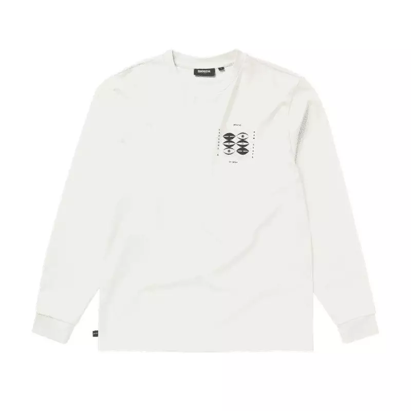 Tee shirt MYSTIC Tresspass L/S Tee Off White