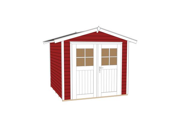Weka Gartenhaus 224 Gr. 1, ca. B260/H238/T233