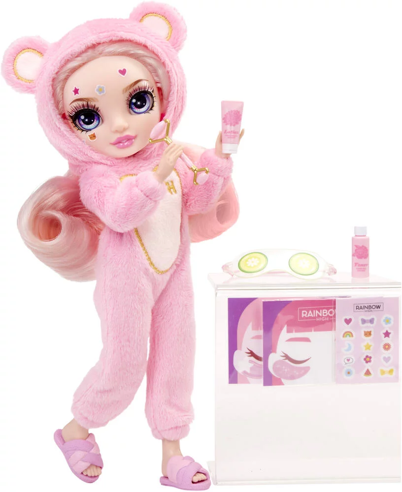 JUNIOR HIGH PYJAMA PARTY - POUPEE MANNEQUIN 22 CM - BELLA ROSE ET ACCESSOIRES