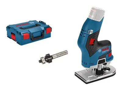 Bosch AKKUKANTFRÆSER GKF 12V-8 SOLO L-BOXX - Uden batteri og lader