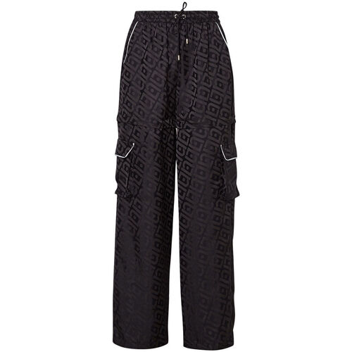 Liu Jo - Pantalón de raso jacquard Negro