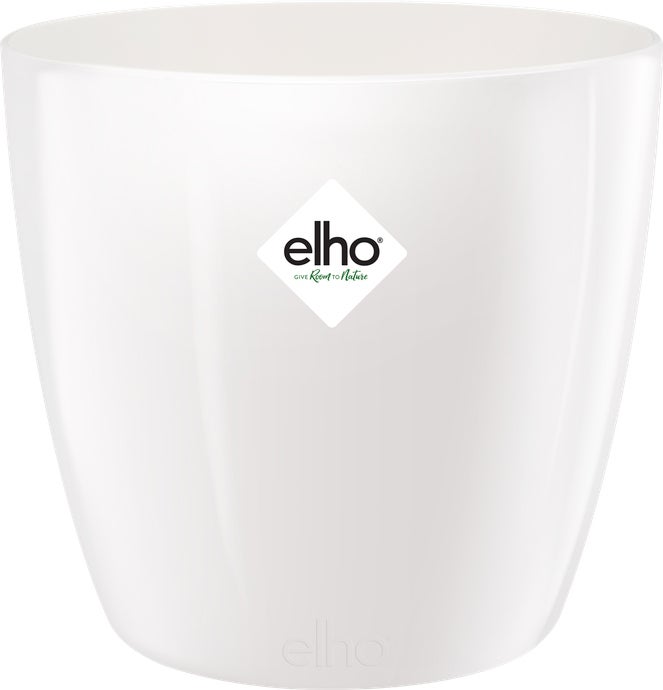 Elho bloempot Brussels diamond wit D 13,6 H 12,5 cm