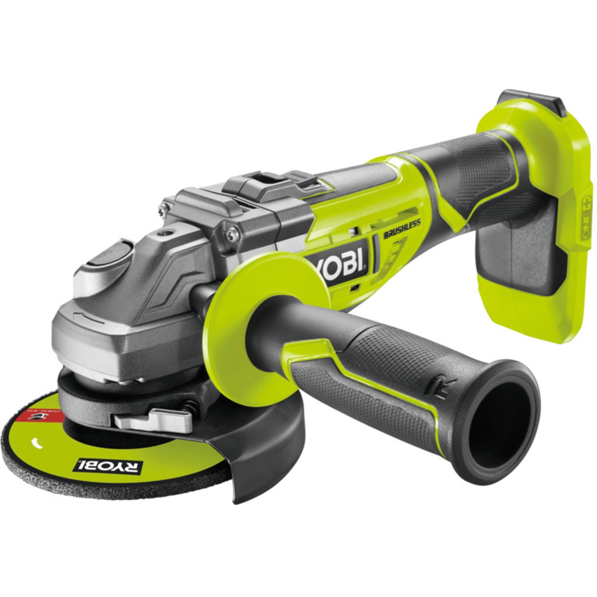 Ryobi Winkelschleifer ONE+ Akku-Winkelschleifer R18AG7- 0, 18Volt