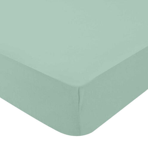 Drap Housse Jersey 70x140 cm Vert De Gris - FEE MOI DORMIR