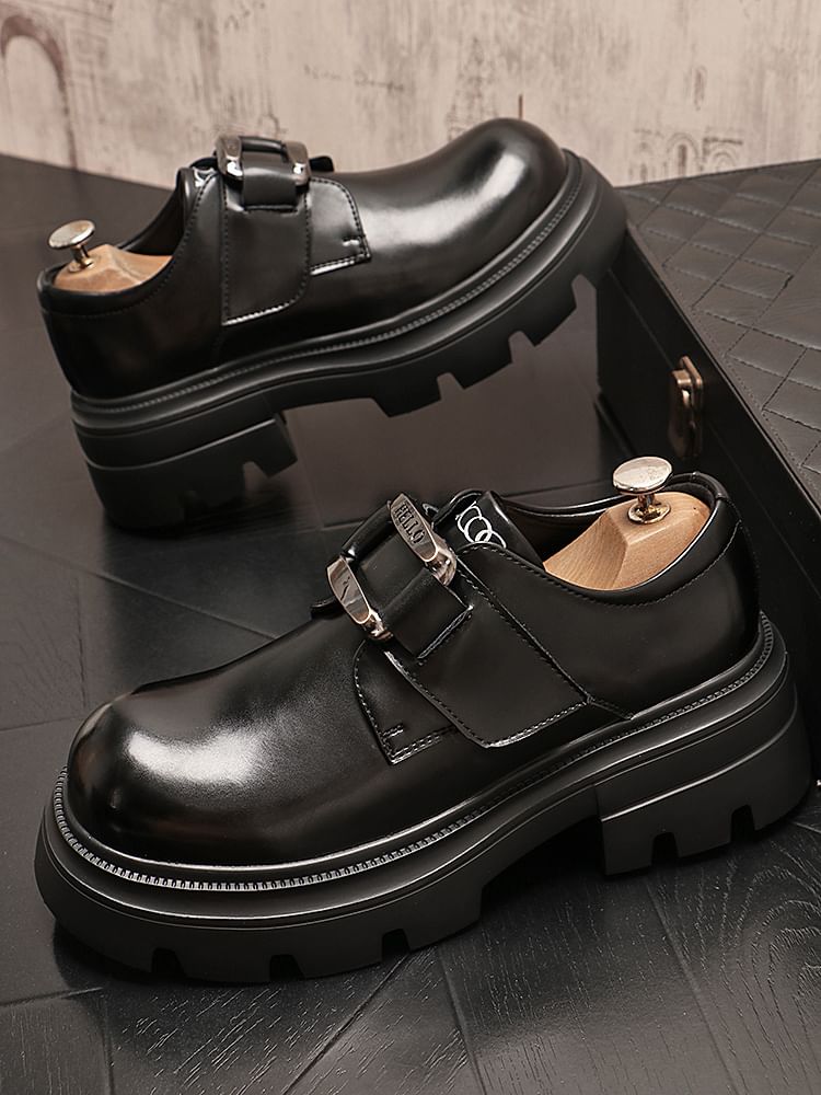 Mr Ozera - Loafers met gesp en monk straps