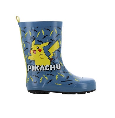 Pokémon Gummistøvler, Grey Blue/Yellow