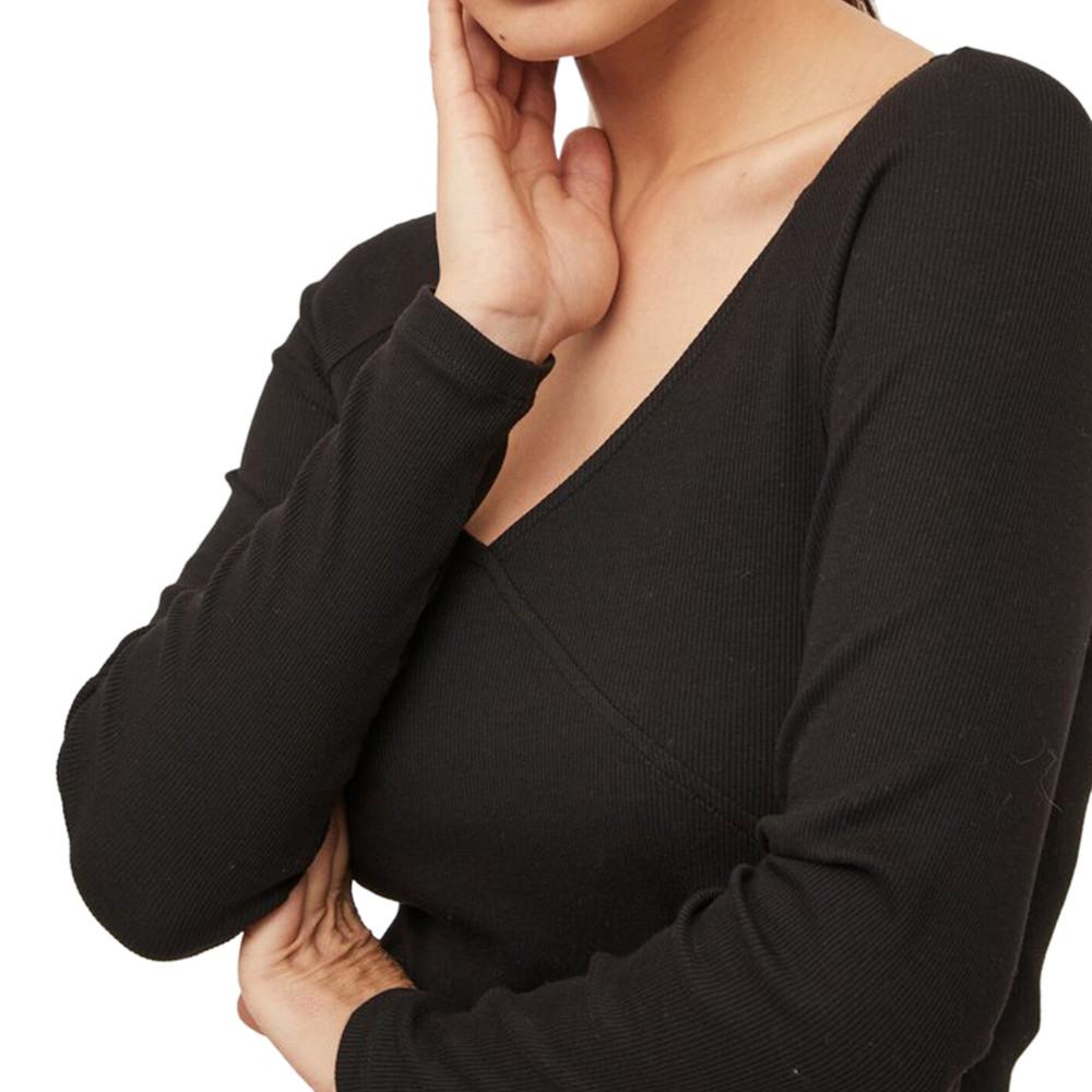 Vila Top manches longues Noir Femme Vila Inny