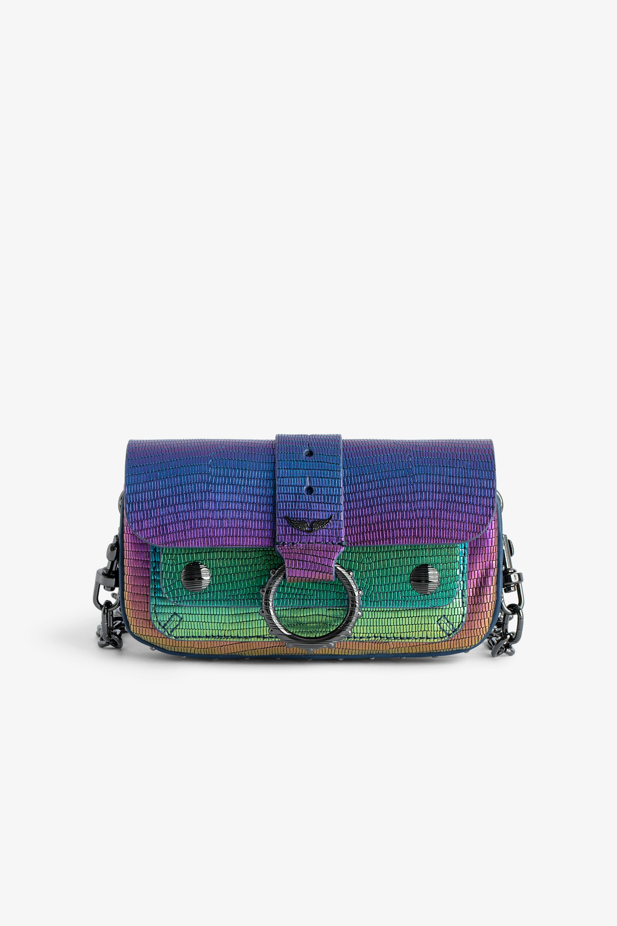 Sac Kate Wallet Métallisé Embossé