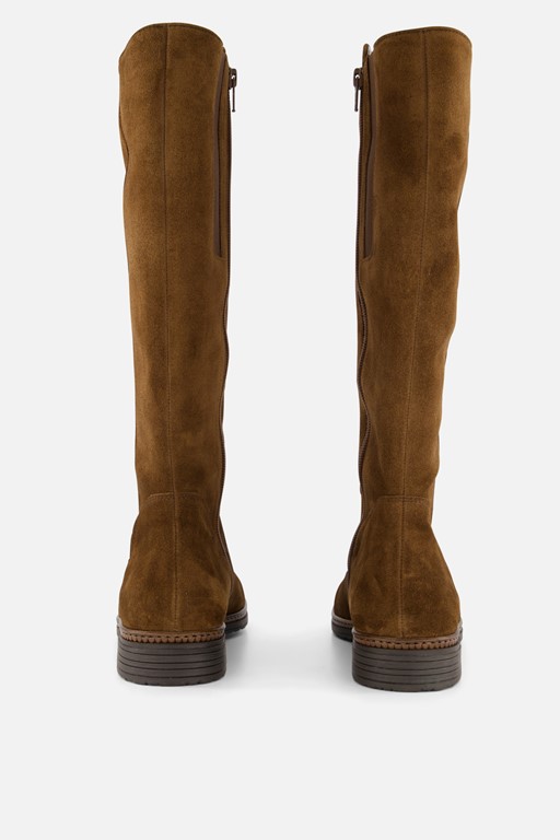 Gabor Hoge laarzen cognac Suede