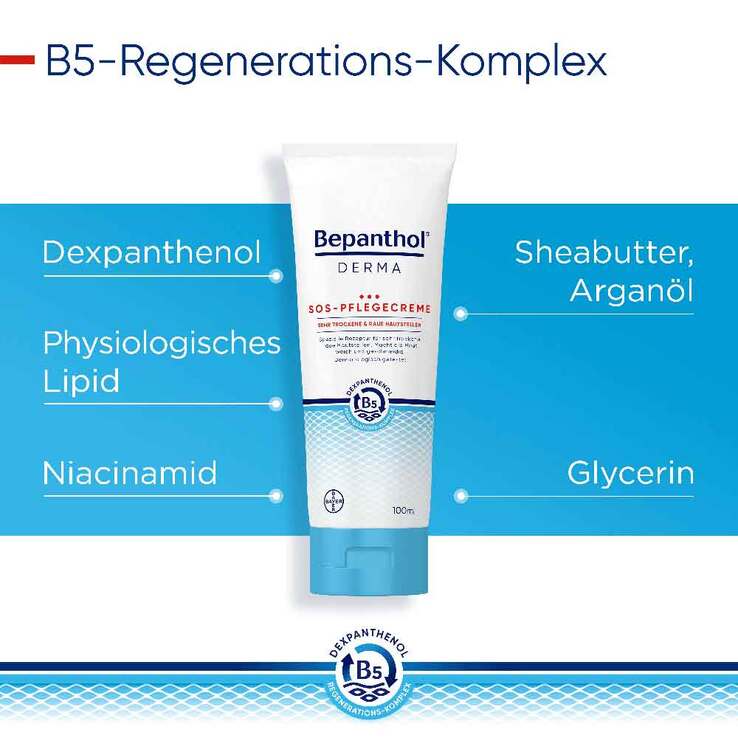 Bepanthol Derma SOS-Pflegecreme, 1X100 ml